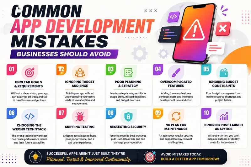 Common App Development Mistakes