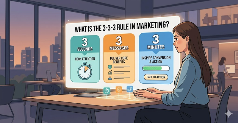 What is 3 3 3 rule in marketing